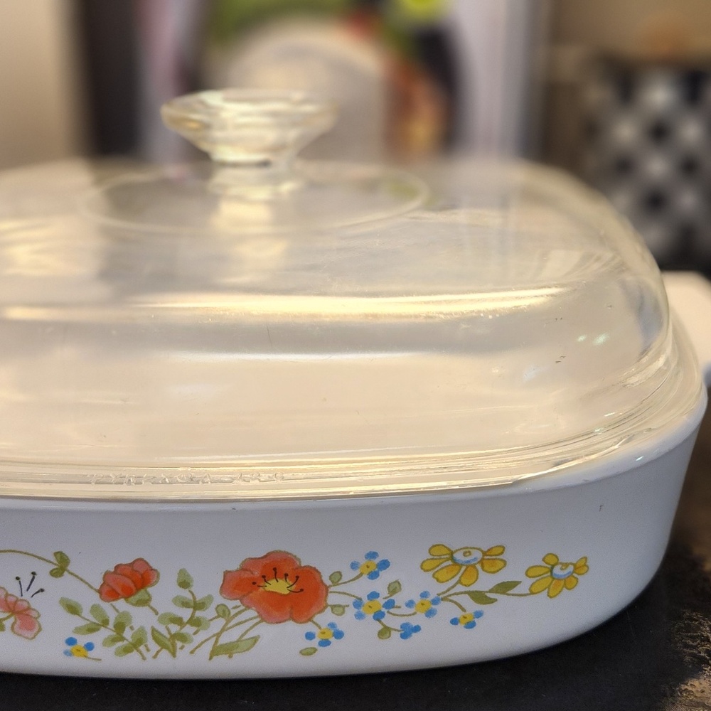 Original Corningware Wildflower Casserole Dishes - Picture 3 of 9